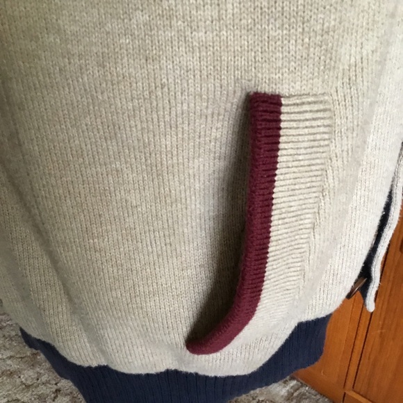 TOMMY HILFIGER LETTERMAN SHAWL COLLAR CARDIGAN - Picture 6 of 9